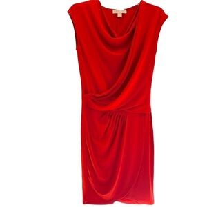 Michael Kors‎ Bright Red Polyester Dress XS